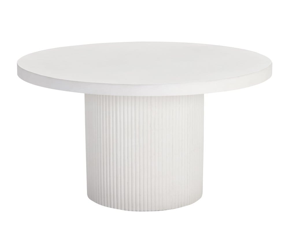 Sunpan - Nicolette Dining Table - White 55in - 109643 view 1