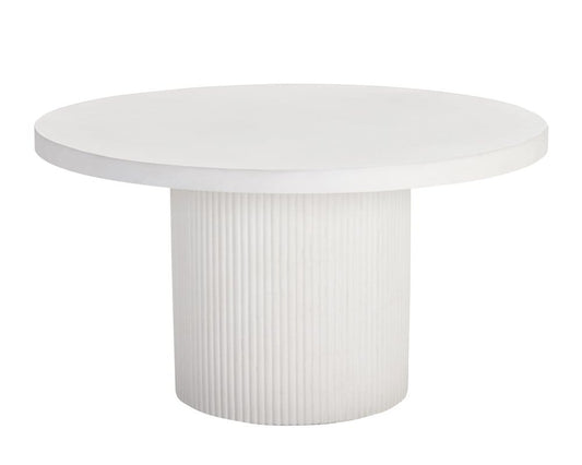 Sunpan - Nicolette Dining Table - White 55in - 109643 view 1
