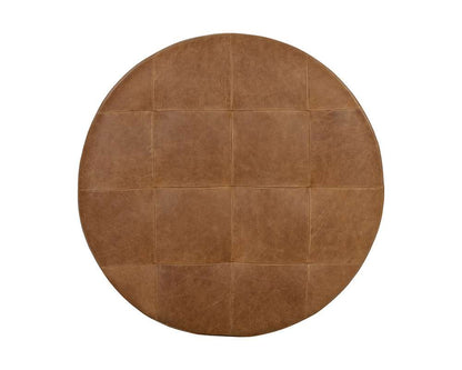 Sunpan - Nilda Ottoman - Camel Leather - 109015 veiw 3