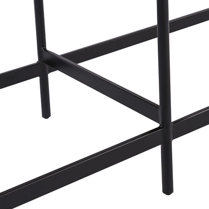 Sunpan - Omari Bench - Suede Light Tan Leather - 104916 view 4