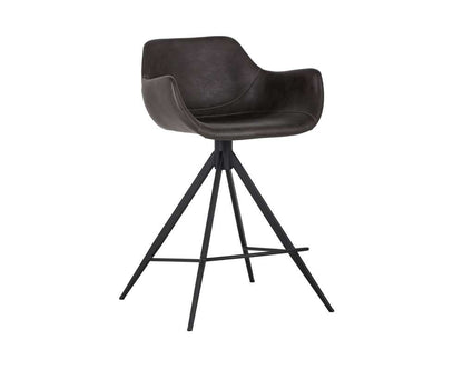 Sunpan - Junction Owen Swivel Counter Stool - Town Grey - 103247 veiw 1