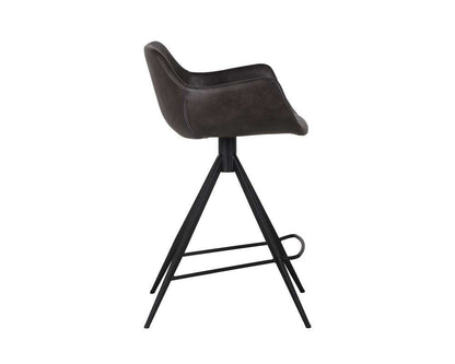 Sunpan - Junction Owen Swivel Counter Stool - Town Grey - 103247 veiw 2