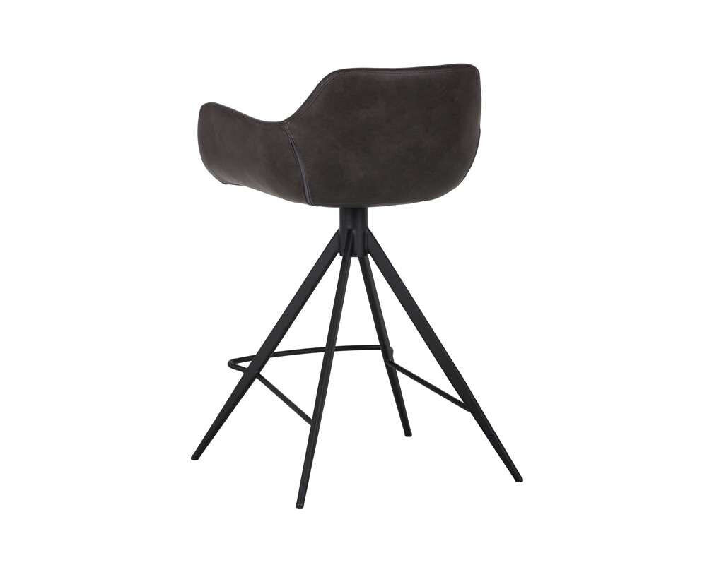 Sunpan - Junction Owen Swivel Counter Stool - Town Grey - 103247 veiw 3
