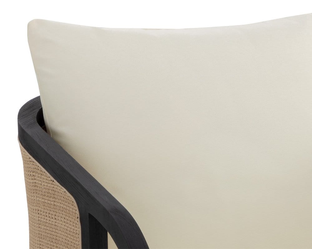 Sunpan - Palermo Lounge Chair - Charcoal - Stinson Cream - 111044_CLOSEOUT view 6