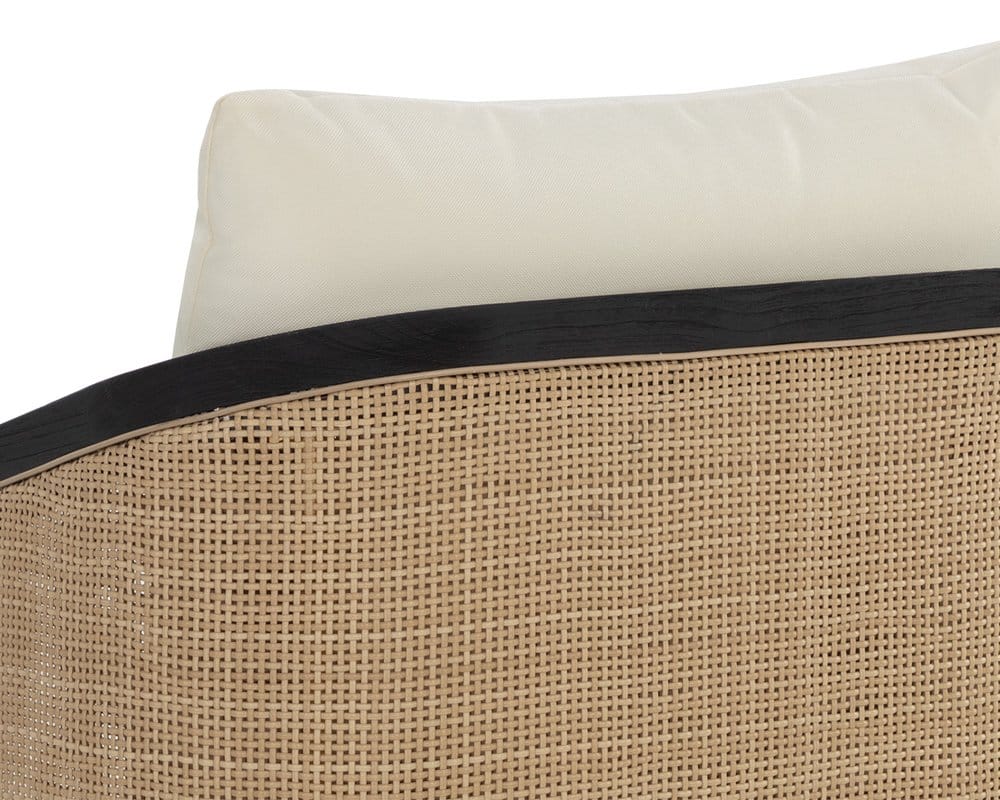 Sunpan - Palermo Lounge Chair - Charcoal - Stinson Cream - 111044_CLOSEOUT view 7