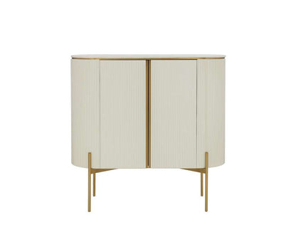 Sunpan - Ikon Paloma Bar Cabinet - High Gloss Cream - 111219 veiw 3
