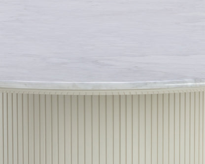Sunpan - Ikon Paloma Dining Table - Round - White Marble 54in - 110253 view 5