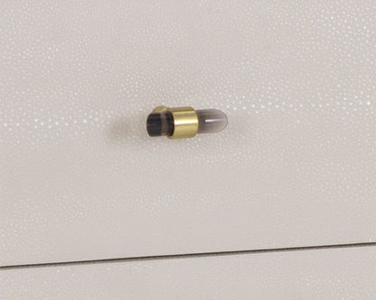 Sunpan - MIXT Pattinson Desk - White Ceruse - Oyster Shagreen - 106867 view 5