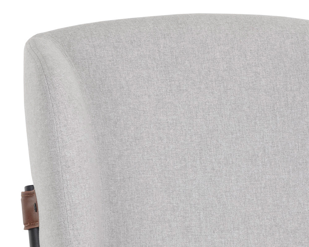Sunpan - Pearce Counter Stool - Light Grey / Bravo Cognac (Set Of 2) - 107962 view 6