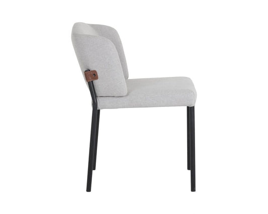 Sunpan - Pearce Dining Chair - Light Grey / Bravo Cognac (Set Of 2) - 107965 view 2