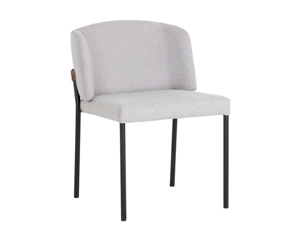 Sunpan - Pearce Dining Chair - Light Grey / Bravo Cognac (Set Of 2) - 107965 veiw 1
