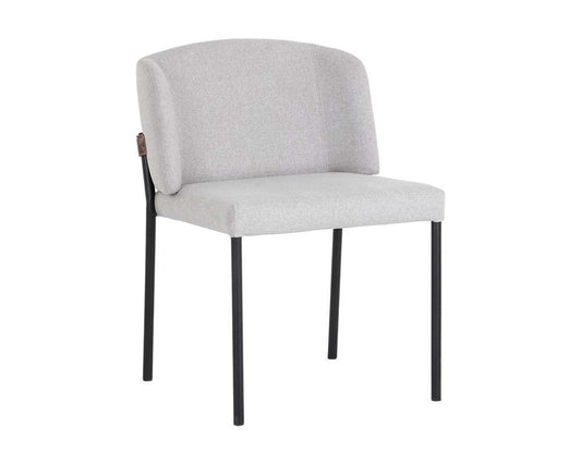 Sunpan - Pearce Dining Chair - Light Grey / Bravo Cognac (Set Of 2) - 107965 veiw 1