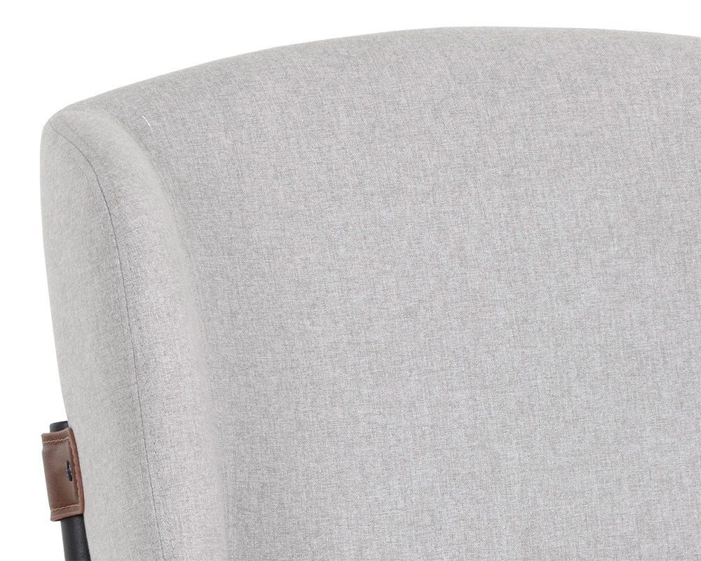 Sunpan - Pearce Dining Chair - Light Grey / Bravo Cognac (Set Of 2) - 107965 view 7