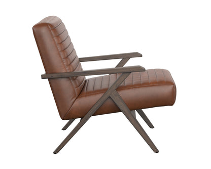 Sunpan - MIXT Peyton Lounge Chair - Bravo Cognac - 110241 view 4