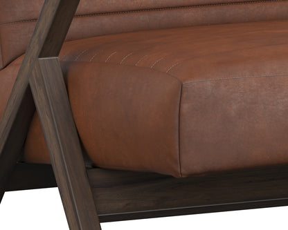 Sunpan - MIXT Peyton Lounge Chair - Bravo Cognac - 110241 view 5