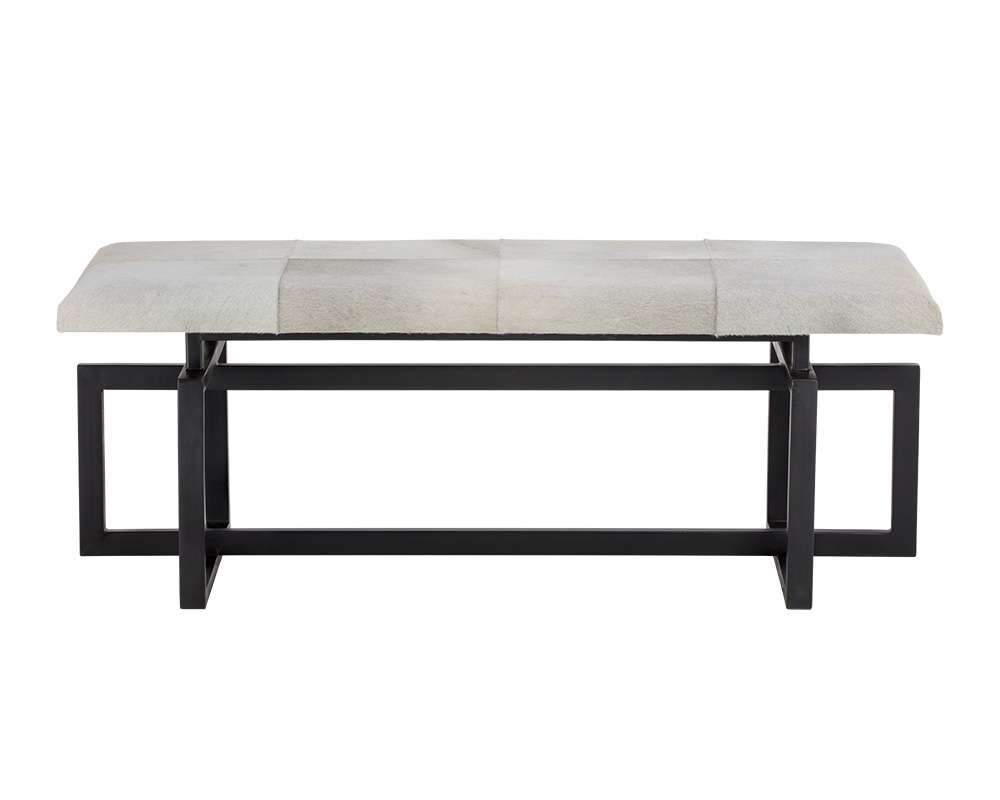 Sunpan - Moncasa Pilar Bench - Grey - 104803 veiw 2