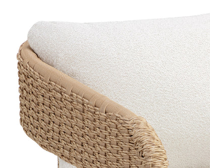 Sunpan - Pylos Dining Armchair - Natural - Louis Cream - 111597_CLOSEOUT view 6