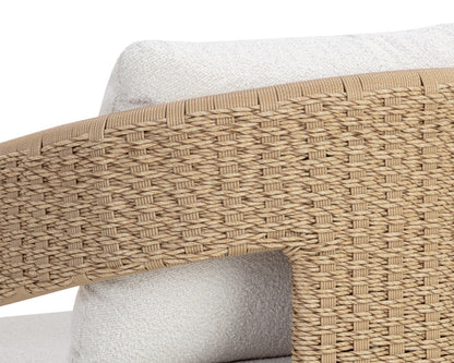 Sunpan - Pylos Dining Armchair - Natural - Louis Cream - 111597_CLOSEOUT view 8