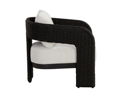 Sunpan - Pylos Lounge Chair - Black - Louis Cream - 111681 view 3