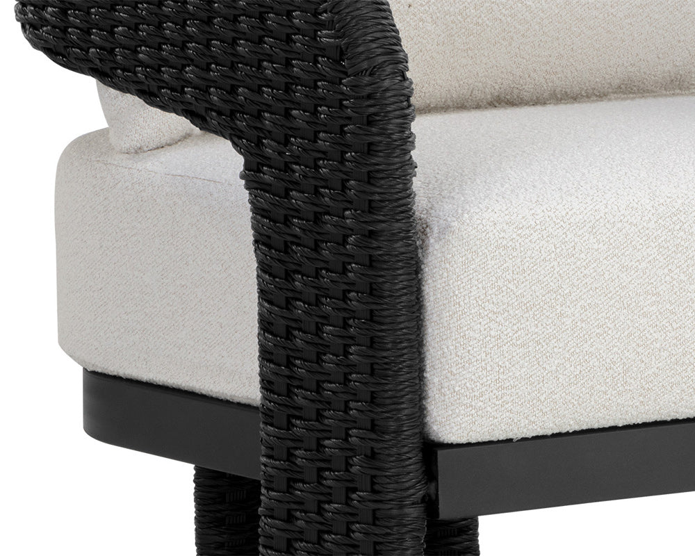 Sunpan - Pylos Lounge Chair - Black - Louis Cream - 111681 view 4
