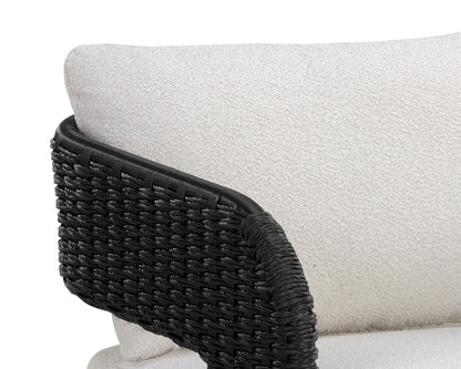 Sunpan - Pylos Lounge Chair - Black - Louis Cream - 111681 view 5