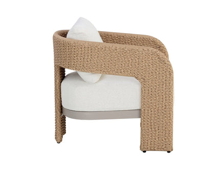 Sunpan - Pylos Lounge Chair - Natural - Louis Cream - 111596 view 3