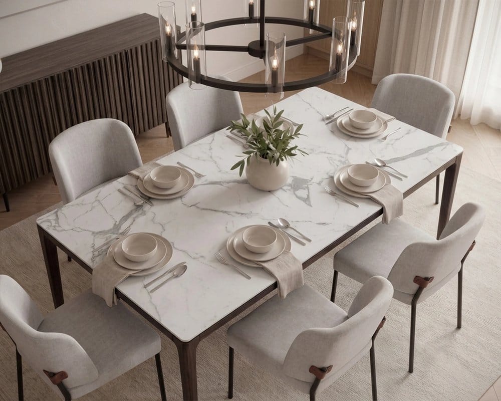 Sunpan - Queens Dining Table - 78.75in - 105749 view 4