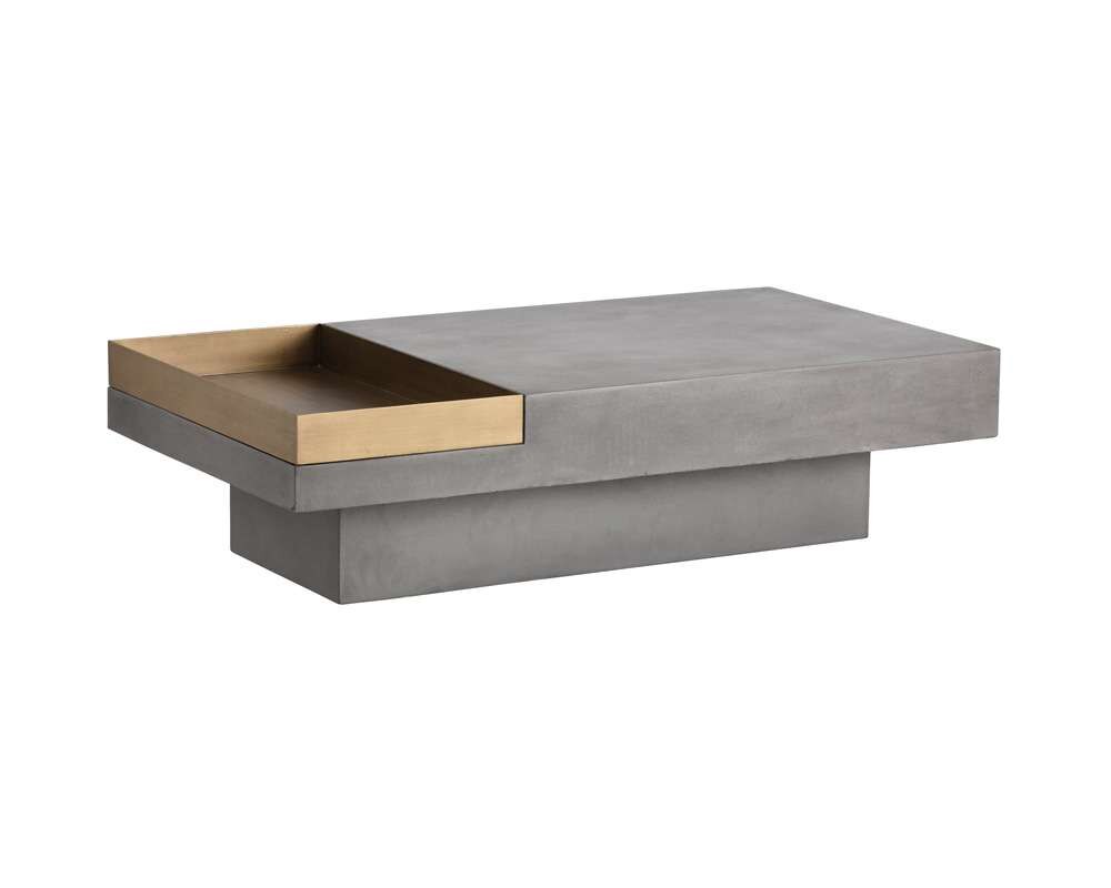 Sunpan - MIXT Quill Coffee Table - Rectangular - 103313 veiw 2