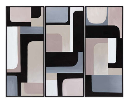 Sunpan - Radical Interpretation (Set Of 3) - 28in X 66in - Black Floater Frame - A0368 veiw 1