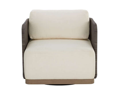 Sunpan - Ravenna Swivel Armchair - Stinson Cream - 111050 veiw 2