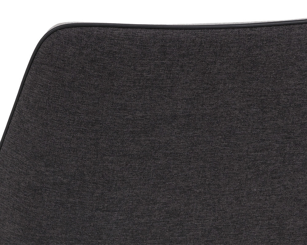 Sunpan - Ikon Renee Dining Armchair - Armour Grey / Dark Slate - 103158_CLOSEOUT view 5
