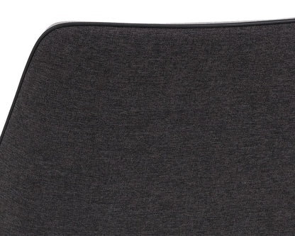 Sunpan - Ikon Renee Dining Armchair - Armour Grey / Dark Slate - 103158_CLOSEOUT view 5