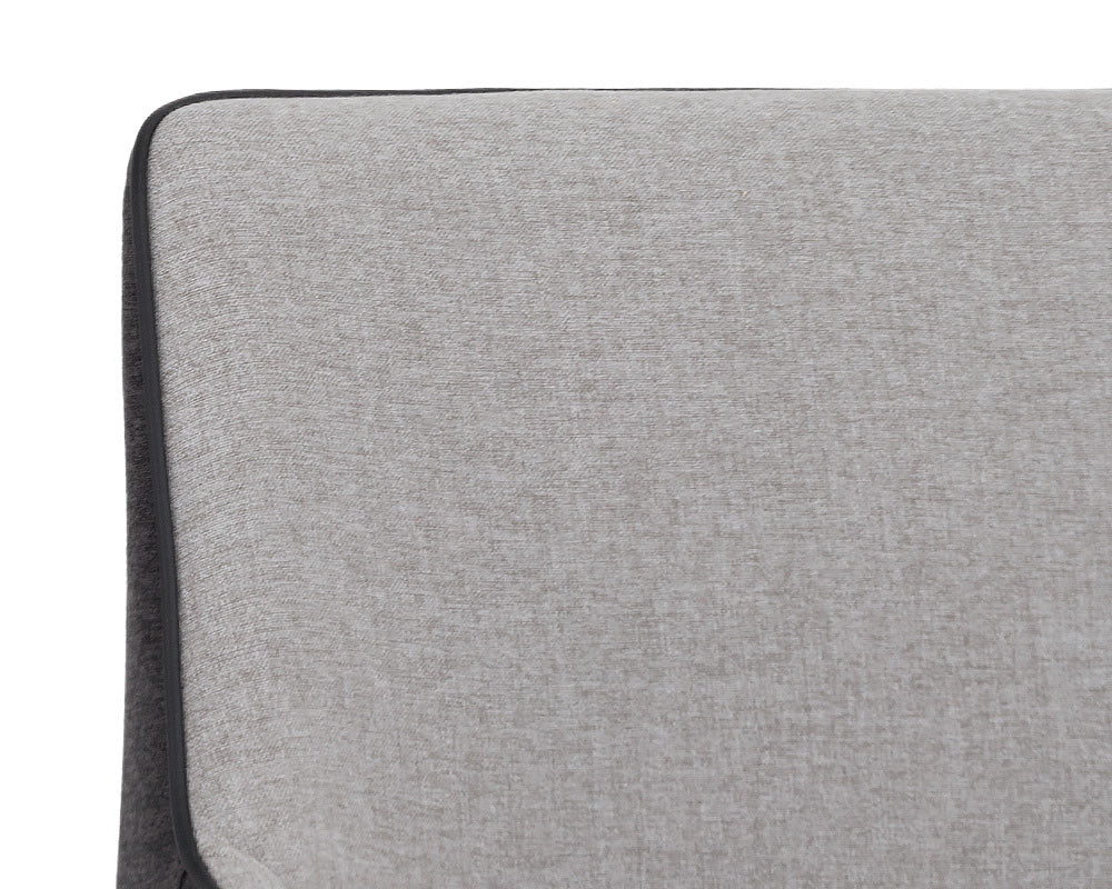 Sunpan - Ikon Renee Dining Armchair - Armour Grey / Dark Slate - 103158_CLOSEOUT view 6