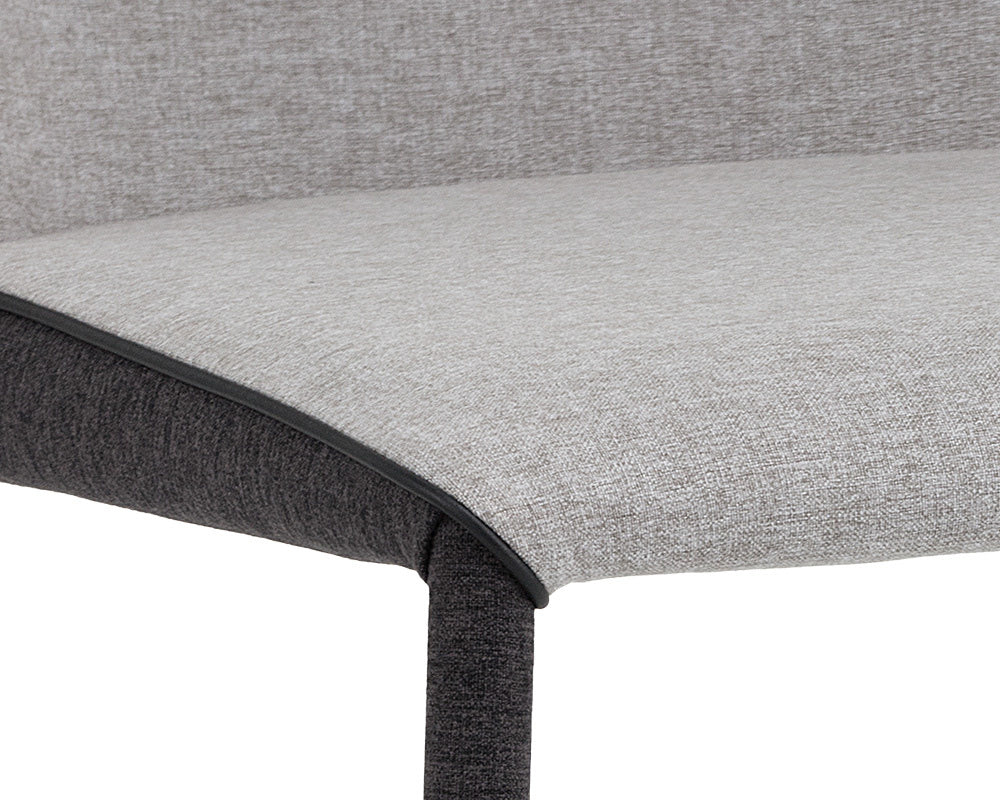 Sunpan - Renee Dining Chair - Armour Grey / Dark Slate (Set Of 2) - 103157_CLOSEOUT view 5