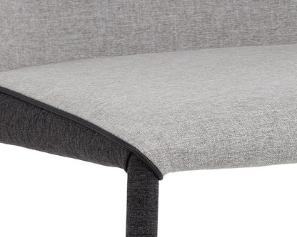 Sunpan - Renee Dining Chair - Armour Grey / Dark Slate (Set Of 2) - 103157_CLOSEOUT view 5
