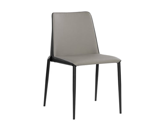 Sunpan - Renee Stackable Dining Chair - Dillon Stratus / Dillon Black (Set Of 2) - 107879 view 1
