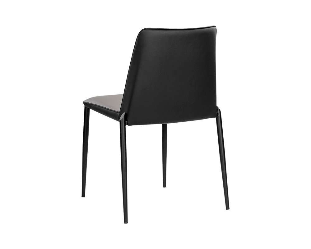 Sunpan - Renee Stackable Dining Chair - Dillon Stratus / Dillon Black (Set Of 2) - 107879 veiw 3