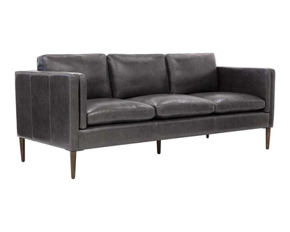 Sunpan - Westport Richmond Sofa - Brentwood Charcoal Leather - 110576 veiw 1