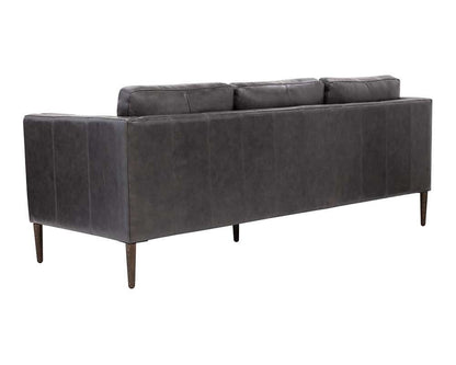 Sunpan - Westport Richmond Sofa - Brentwood Charcoal Leather - 110576 veiw 3