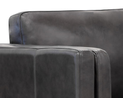 Sunpan - Westport Richmond Sofa - Brentwood Charcoal Leather - 110576 view 6