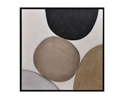Sunpan - Rocky Road - 48in X 48in - Black Floater Frame - A0167 veiw 1
