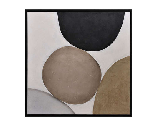 Sunpan - Rocky Road - 48in X 48in - Black Floater Frame - A0167 veiw 1
