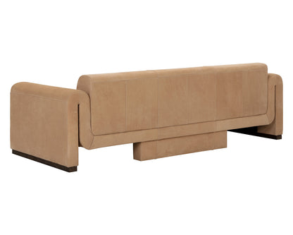 Sunpan - Westport Romer Sofa - Distressed Brown - Nubuck Tan Leather - 111816_CLOSEOUT view 2