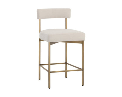 Sunpan - Seneca Counter Stool - Antique Brass - Danny Ivory - 109135 view 1