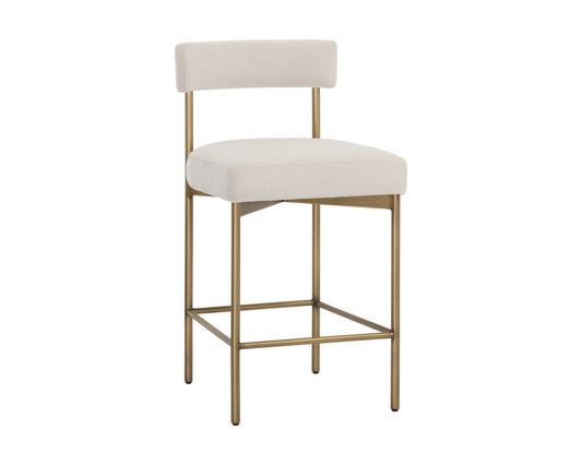 Sunpan - Seneca Counter Stool - Antique Brass - Danny Ivory - 109135 view 1