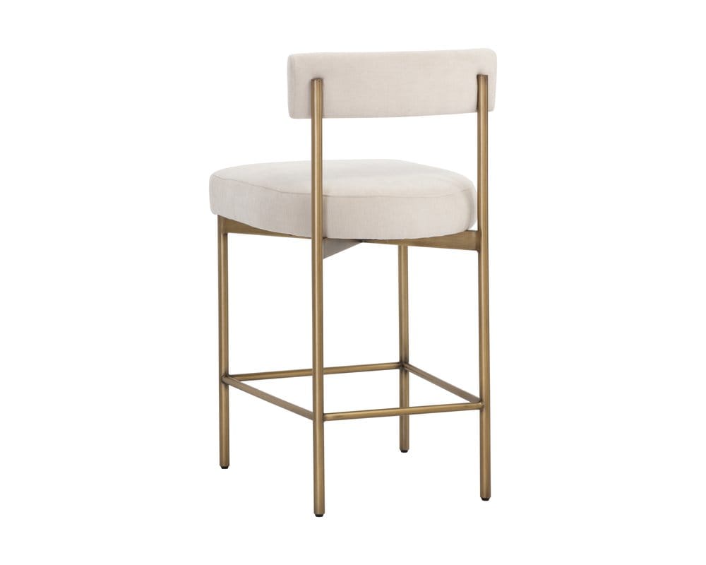 Sunpan - Seneca Counter Stool - Antique Brass - Danny Ivory - 109135 view 4