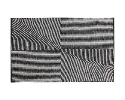 Sunpan - Serene Hand-Woven Rug - Black / White - 5 X 8 - 107588_CLOSEOUT view 1