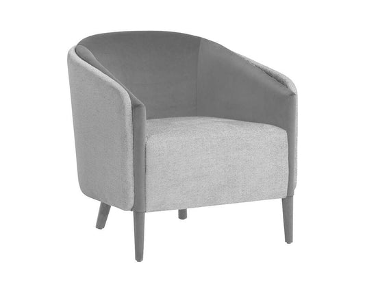 Sunpan - Ikon Sheva Armchair - San Remo Winter Cloud / Antonio Charcoal - 108052 veiw 1
