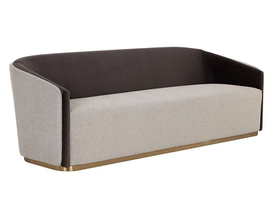 Sunpan - Ikon Sheva Sofa - Ernst Sandstone / Meg Ash - 111019 veiw 1