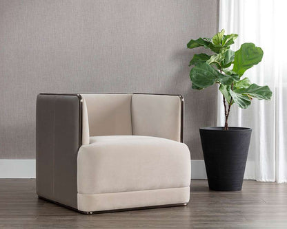 Sunpan - Ikon Sierra Armchair - Meg Taupe / Porcini Taupe - 108049 veiw 5